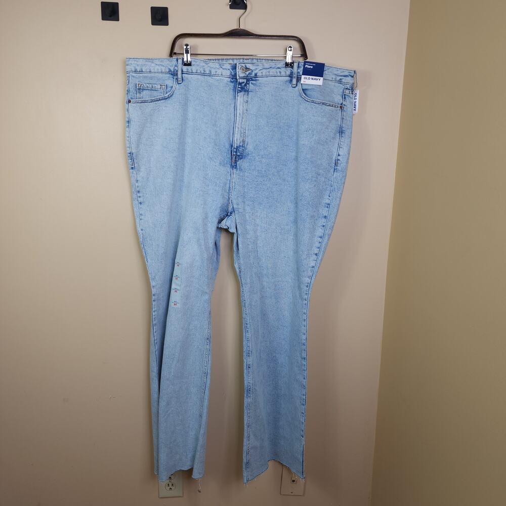 Old Navy Higher High-Waisted Flare Jeans Light Wash Size 26